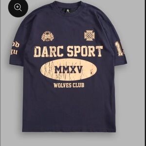 NEW XXXL Darc Sport Men's Midnight  Blue Wolves Club Tee